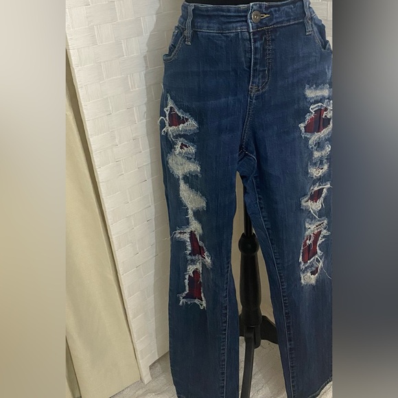 torrid Denim - Torrid Distressed Blue Jeans for Women